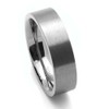 DoubleAccent 6MM Comfort Fit Titanium Wedding Band Classic Flat Ring