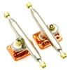 RACOFSB V3 Fingerboard Trucks 29mm 32mm 34mm 36mm (34mm, Rose