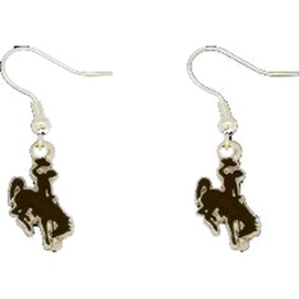 Wyoming Cowboys Dangler Earrings