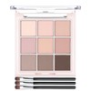 Wugbc 9 Colors Nude Eyeshadow Palette, Matte Beige Light Brown