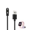BOVUGAC [1 Pack] for Colesma 1.83 Inch Smart Watch Charger, Magnetic Replacement USB Charging Cable Compatible with Colesma 1.83 Inch Smart Watch Accessories(Black)