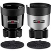 SEVEN SPARTA SEVEN SPARTA 2 Pack Car Cup Holder Expander Organizer Adjustable Base, Compatible with Yeti 20/26/30 oz, Hydro Flasks 32/40oz, Nalgenes 30/32/38/48 oz, Other Bottles in 3.4"-3.8" (Black and Silver)