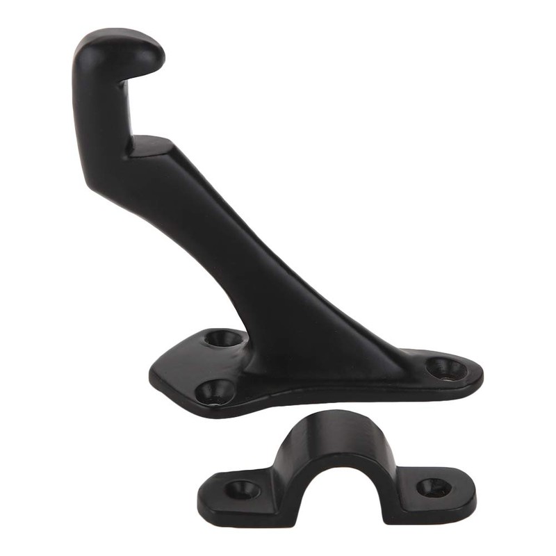 STALLION HARDWARE Iron Handrail Stair Brackets, Heavy Duty Bracket for