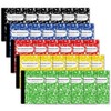 Composition Notebook, Mini Sized 30 Pack 5 Colors Narrow Ruled