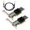 2PCS MNPA19 XTR 10Gb SFP+ PCIE Network Card with 3.28ft
