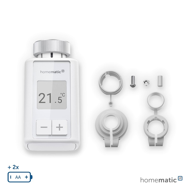 Homematic IP Smart Home Radiator Thermostat - Flex, Digital Thermostat