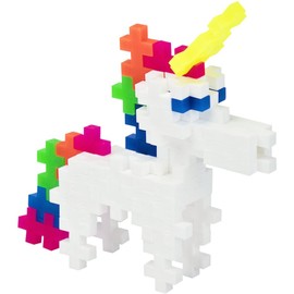 PLUS PLUS – Mini Maker Tube – Unicorn – 70 Piece, Construction Building STEM | STEAM Toy, Interlocking Mini Puzzle Blocks for Kids