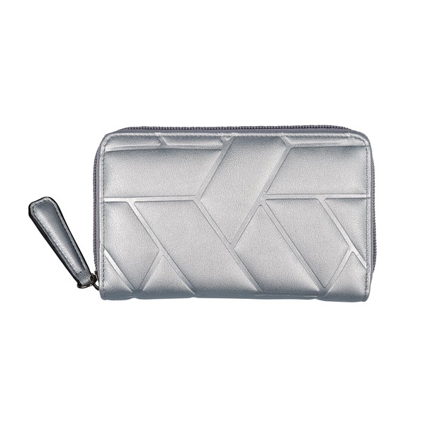 TOM TAILOR Women's Amela Travel Accessory Wallet, silver