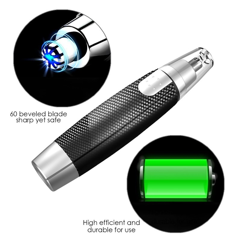 Luxitude Precision Ear & Nose Hair Mens Grooming Trimmer -