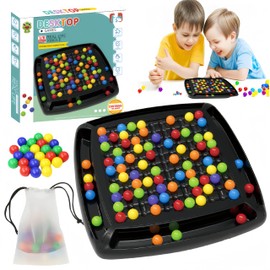 FeBohao Intellectual Chessboard Dual Dual 120 Balls Chess Board Games with Stones Family Game for Kids and Adults