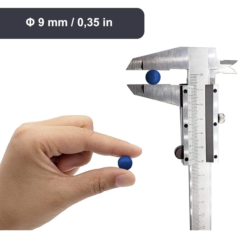 Hard Clay Balls for Practice Coloured Clay Balls 9mm (500g)