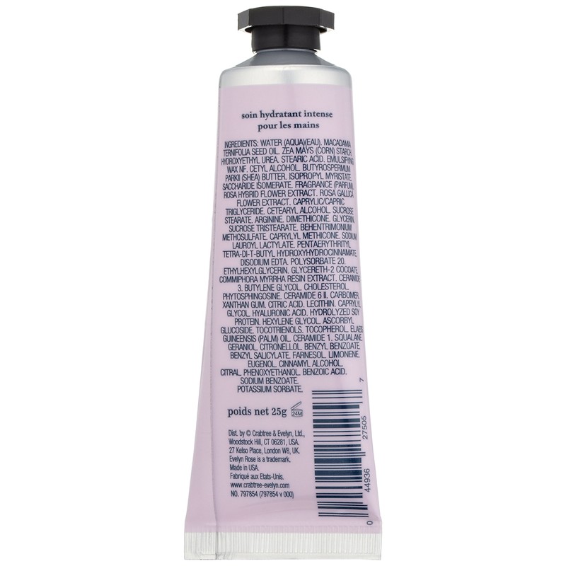 Crabtree & Evelyn Evelyn Ultra-Moisturising Hand Cream Therapy, Rose, 0.90