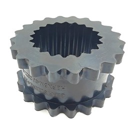 6JE Coupling Sleeve Elastomer Fits S-Flex Sure Flex Gear Sleeve Solid Design, 3.75'' OD, 1.875'' Elastomer Length,450 in-LB Torque, 6000 RPM