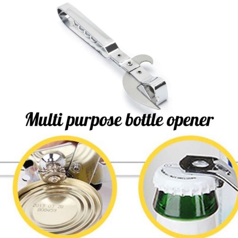 gofidin 2 Stück Edelstahl Traditioneller alter Stab Dosenöffner und Korkenzieher