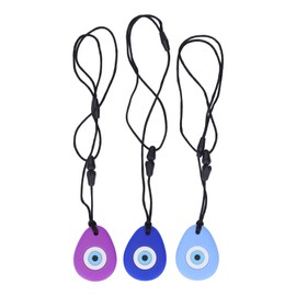 3pcs Drop Shaped Baby Teething Toy Soft Portable Silicone Infant Teething Toy for Home Travel