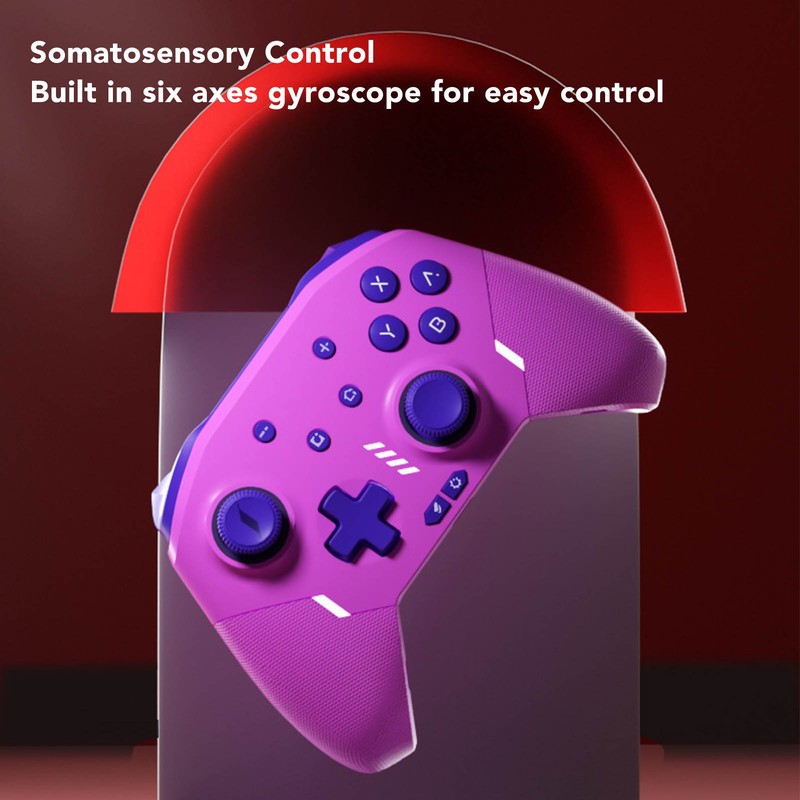 Wireless Controller HD Vibration Mechanical ABXY Keys Bluetooth Gamepad for