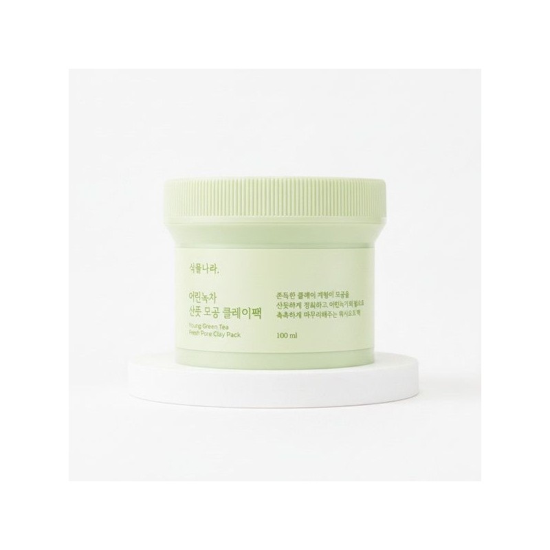 plant kingdom Botanara Young Green Tea Refreshing Pore Clay Pack