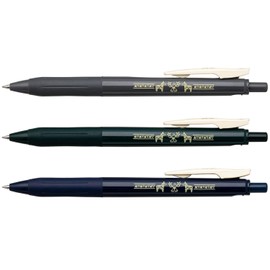 Zebra Sarasa Clip Vintage Color 0.5mm Dalarna Horse Pattern Set of 3 JJ15-3C-VI-B