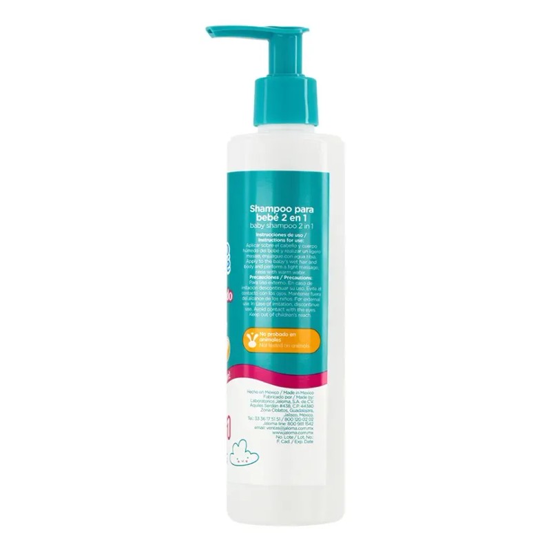 Jaloma Shampoo Para Bebé 2 En 1, Cabello Y Cuerpo,