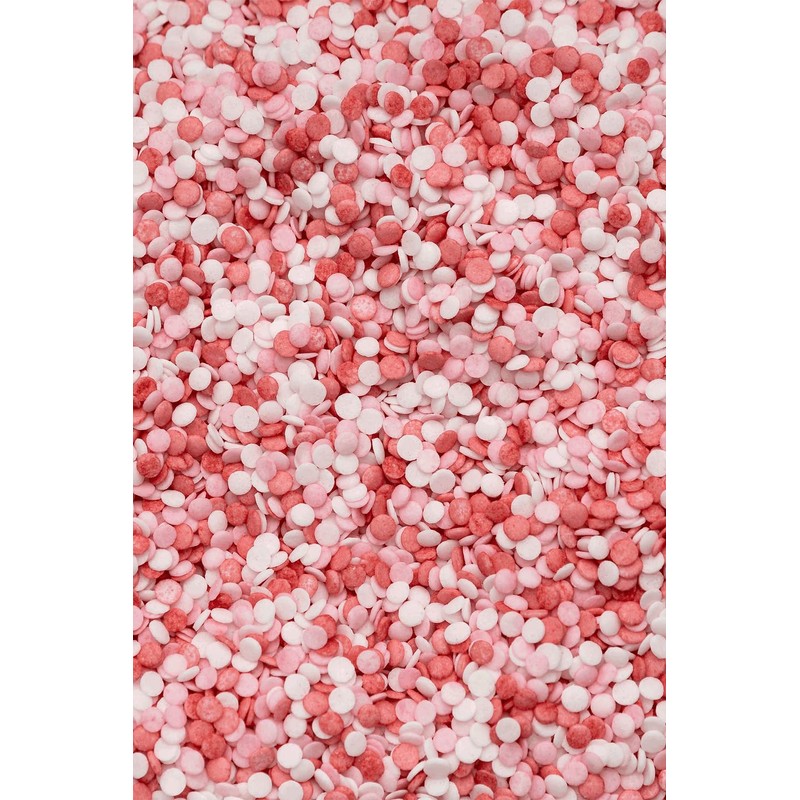 SPRINKLY - Natural Sugar Confetti (Vegan) - Pink, Red &