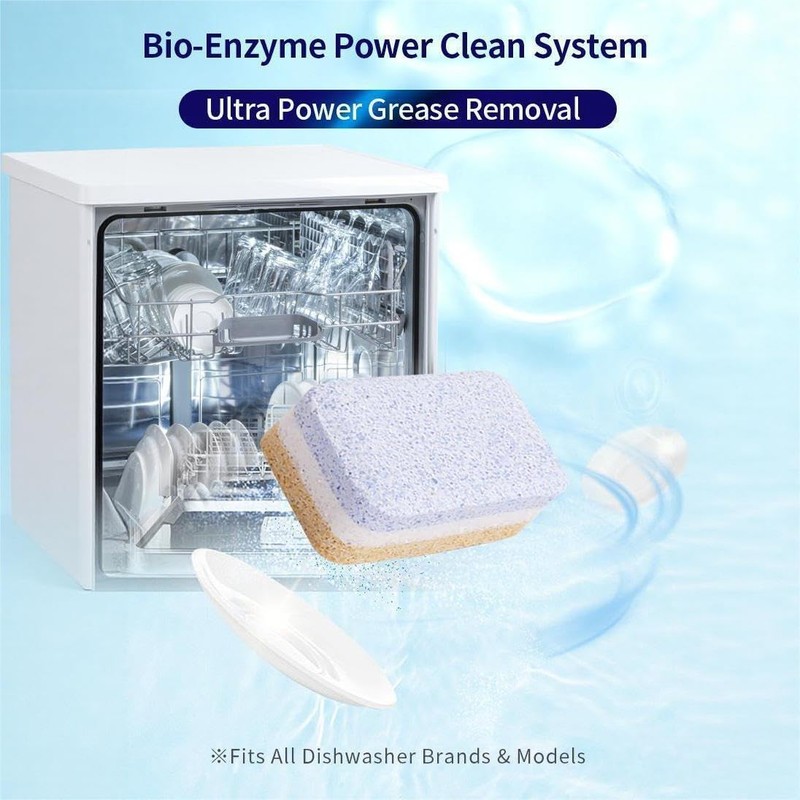 Dishwasher Cleaner,Deep Cleaning Descaler Pods for Dishwasher(30 Tablets)