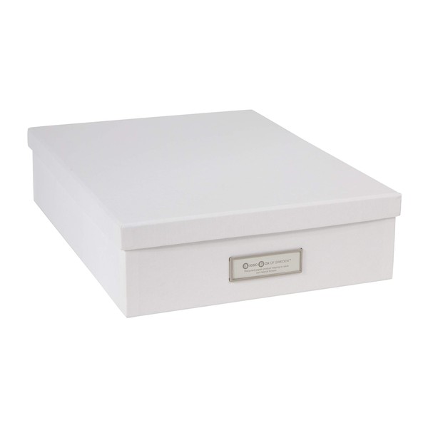 Bigso Box of Sweden OSKAR Dokumentenbox für A4 Papier, Broschüren
