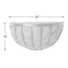 Arcadia Garden Products 1528 Solstice Series Wall Manger Planter, 20