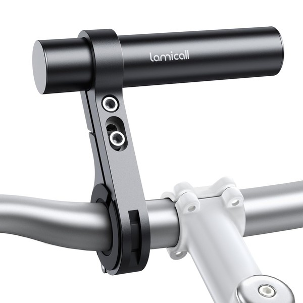 Lamicall Bike Handlebar Extender - [4" Long] Aluminum Alloy Handlebar