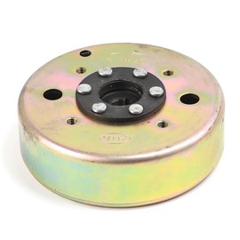 Mokuo GY6 50CC Magnet Flywheel Rotor 8 Coil Compatible with Chinese GY6 50cc 4-Stroken 139QMA 139QMB Engine Scooter Mopeds ATV Go Kart