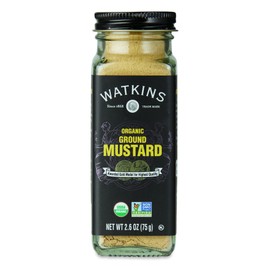 Watkins Gourmet Organic Spice Jar, Ground Mustard, 2.6 oz