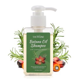 SAUVASINE Batana Oil Shampoo for Hair Growth, Rosemary Shampoo, Nourishing & Rejuvenating