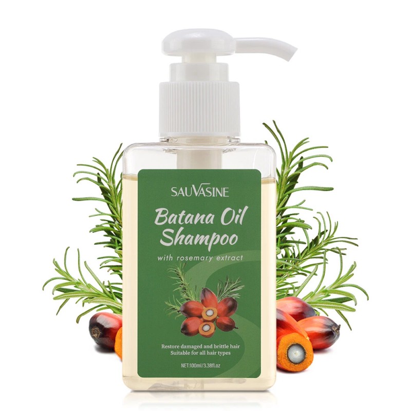 SAUVASINE Batana Oil Shampoo for Hair Growth, Rosemary Shampoo, Nourishing