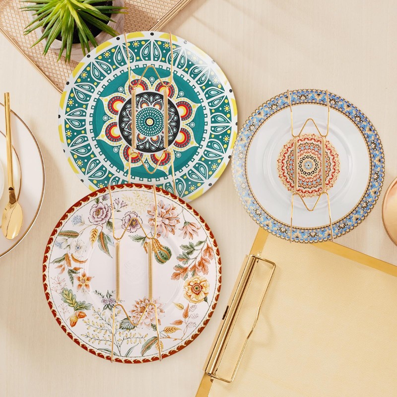 12 Pack 6/8/10 Inch Decorative Plate Medium Plate Hangers for