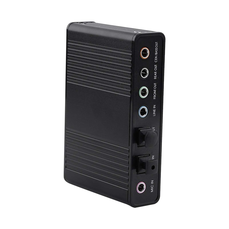 USB 5.1 Audio Sound Card 6 Channel Sound Card Built