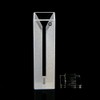 Micro Quartz Cuvette, White Wall, 0.4ml,10mm, Cell, Cuvettes, Spectrometer, 1cm