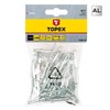 Topex 43e501 - Aluminium Rivets 4.0mm x 8.0mm 50 Piazza