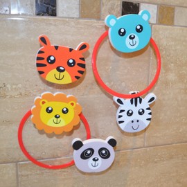 Buddy & Barney Bath Time Hoopla - interactive toddler bath toy, great for games, animal themed, unisex toddler toy, great present boy girl unisex, pool bathtub games, easy to set up