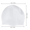 VGEBY1 Gorro de nataci¨®n, 4 colores, de silicona, sin arrugas,