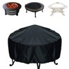 Baogu Cover for round patios, fire pit covers (3XL (148