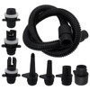 Qblahip Air Hose Kit Includes Air Pump Hose 7 Nozzles