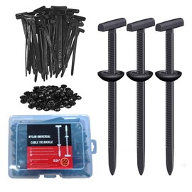 50 PCS Cinchos de Plastico, Hebillas Universales de Cable | Nylon Autobloqueantes, Hebilla Fijación De Piezas Automotrices, para Reparaciones Diarias 