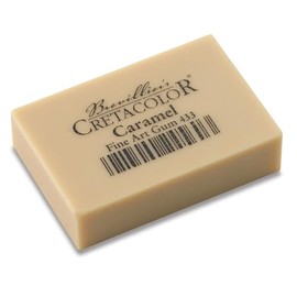 Cretacolor Caramel Fine Art Gum Eraser - 2" x 1-1/2" x 1/2"