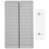 SHINEOFI 28-Slot Attendance Card Holder Rack Wall Mounted Storage for