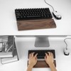 SHIDOW Walnut Keyboard Wrist Rest, Gaming Walnut Keyboard Wrist Pad,