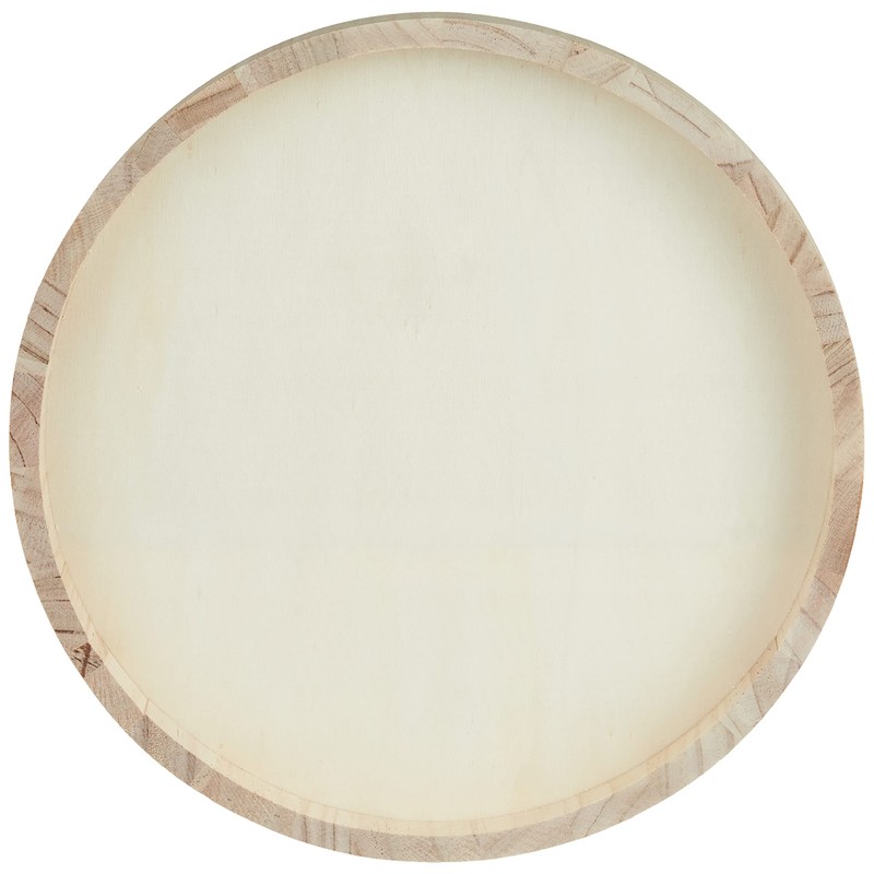 Rayher wooden tablet, natural wood, 30 cm Ø