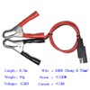 Alanph 3FT/1M SAE to Battery Clamp Cable, 12V Battery Alligator