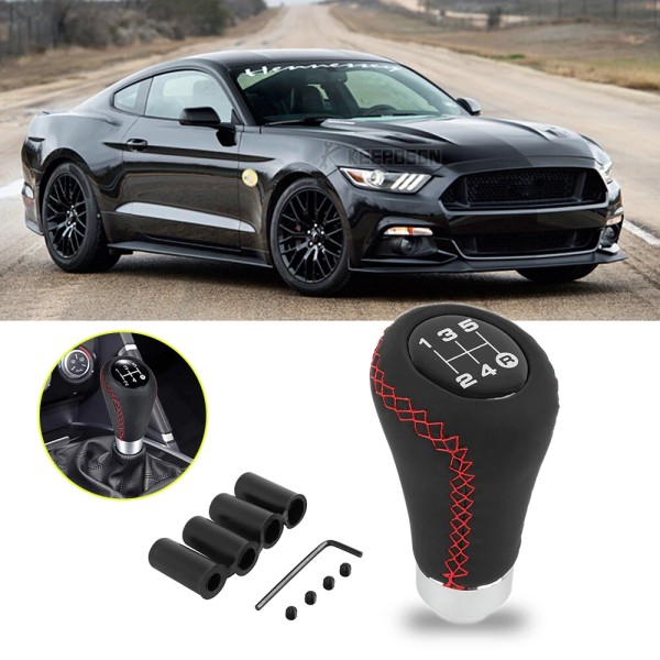 KEEPDSGN 1x 5-Speed Manual Gear Stick Shift Knob Shifter Lever