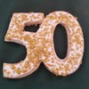 Sweet Prints Inc Number 50 Cookie Cutter - Dishwasher Safe