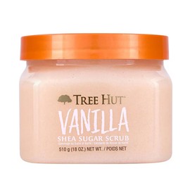 TREE HUT, Exfoliante Corporal de Azcar Natural con Manteca de Karit y Esencia de Vainilla, con Oro Coloidal, Exfolia e Hidrata la Piel, 510 gramos    