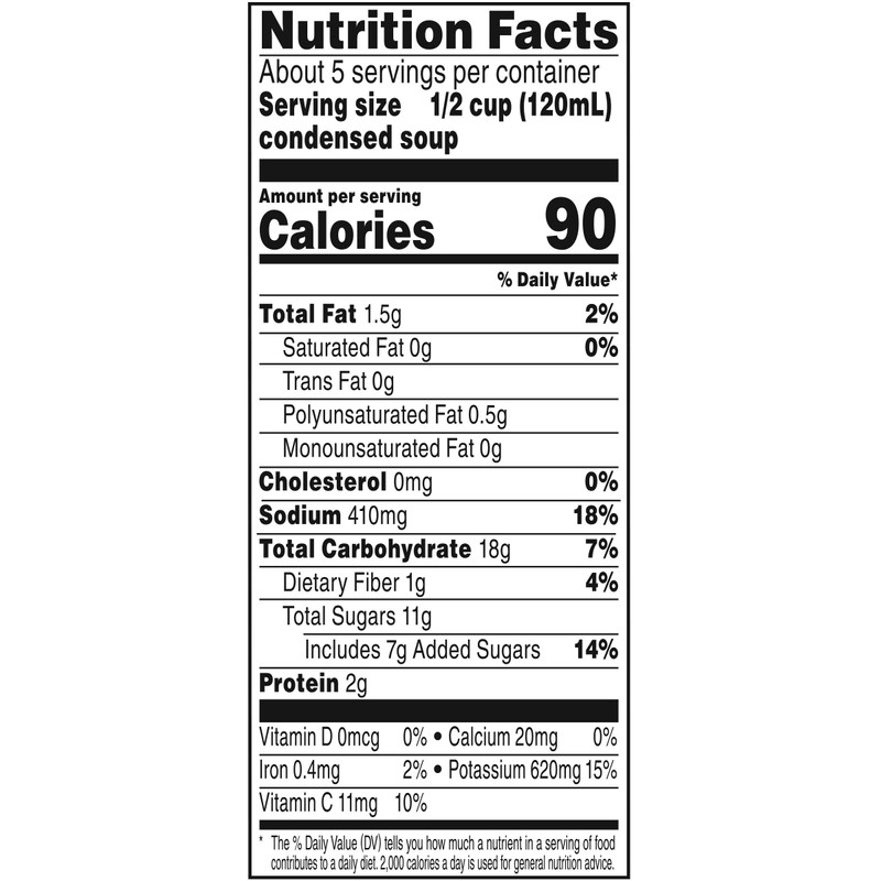 Campbell's Condensed Healthy Request Family Size Tomato Soup, 23.2 oz. Can